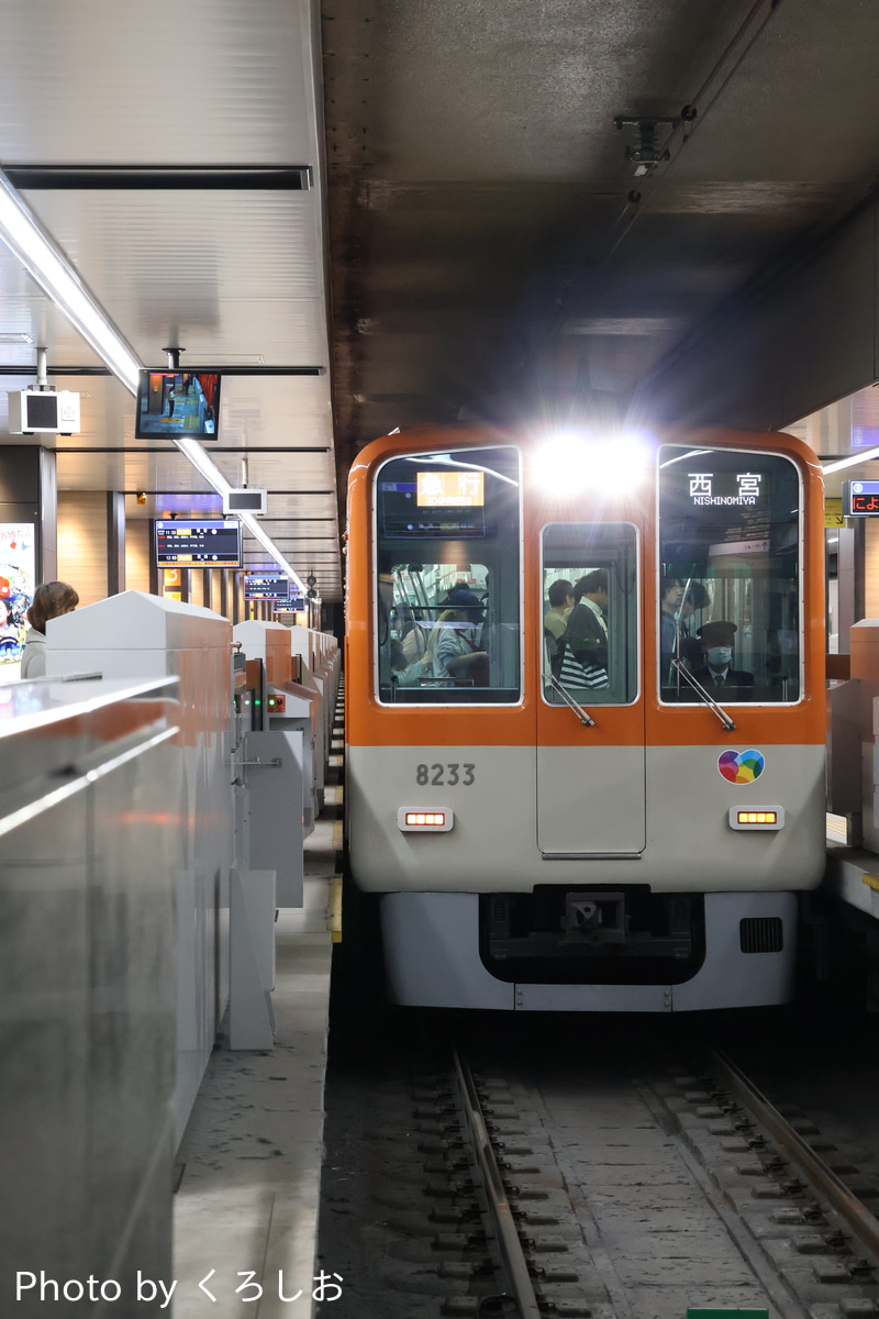 阪神電気鉄道 尼崎車庫 8000系 8233F