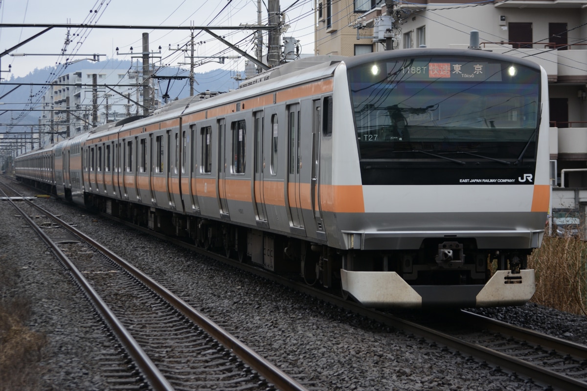 JR東日本 豊田車両センター本区 E233系 トタT27編成