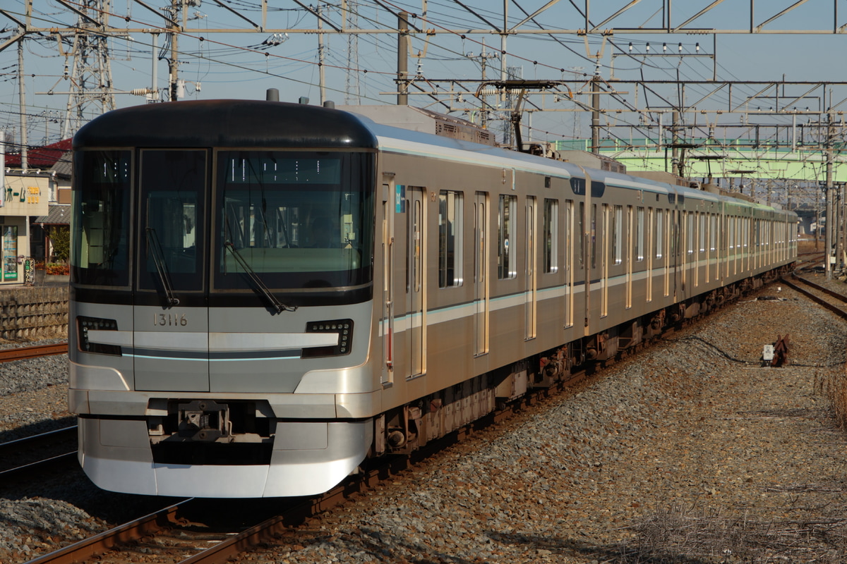 東京メトロ 千住検車区 13000系 13116F