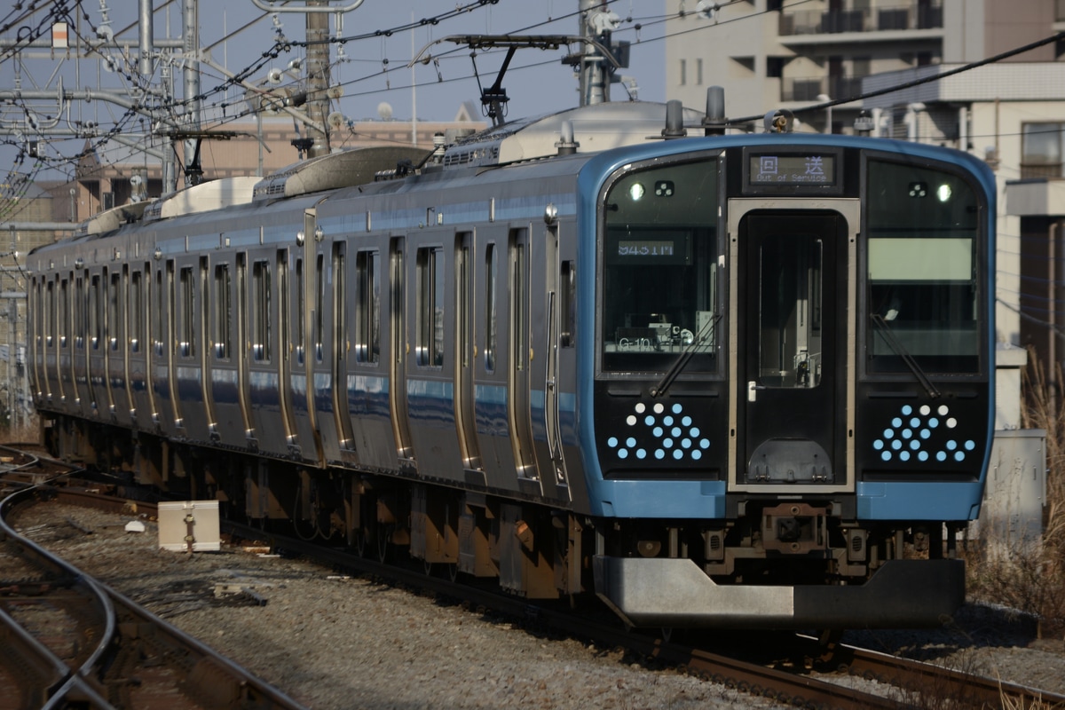 JR東日本 国府津車両センター E131系 コツG-10編成