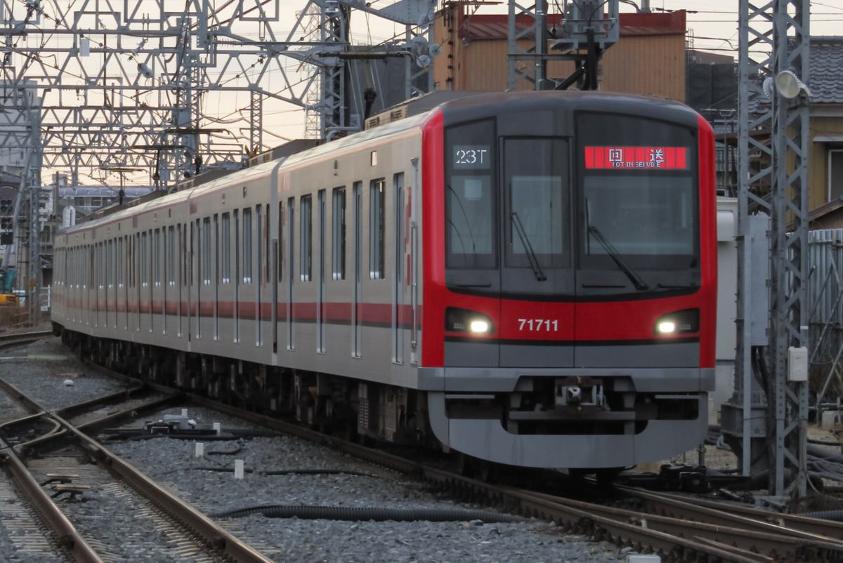 東武鉄道 南栗橋車両管区春日部支所 70000系 71711F