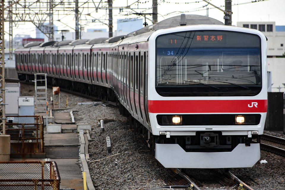 JR東209系ケヨ34編成<br class="br-sp" />(Y34編成)(ケヨ34)(Y34)の写真