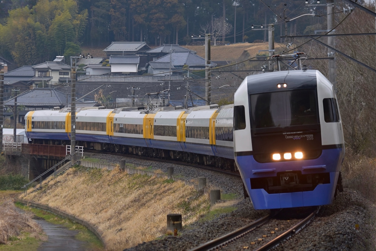 JR東日本 幕張車両センター 255系 マリBe-03編成