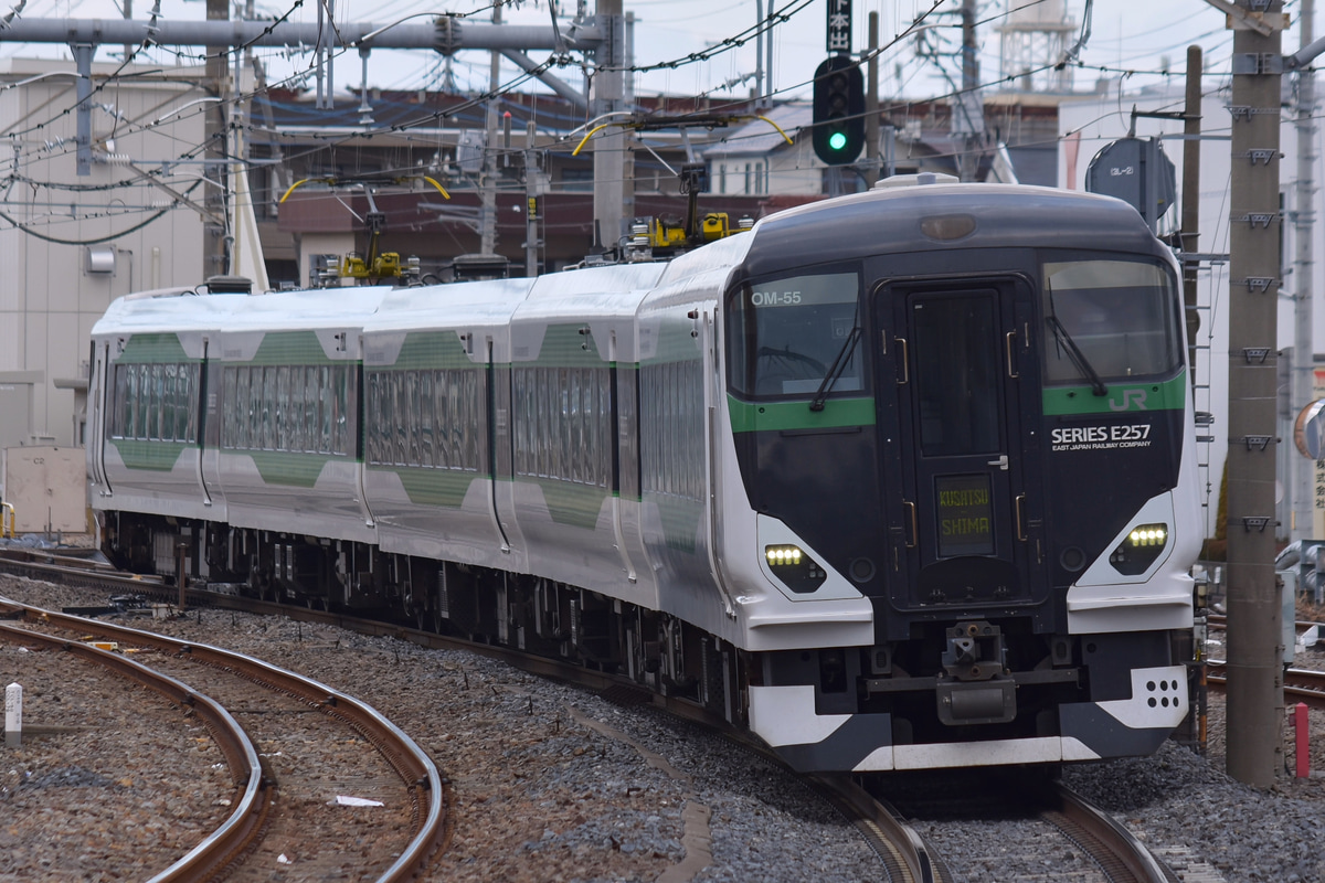 JR東日本 大宮総合車両センター東大宮センター E257系 オオOM-55編成