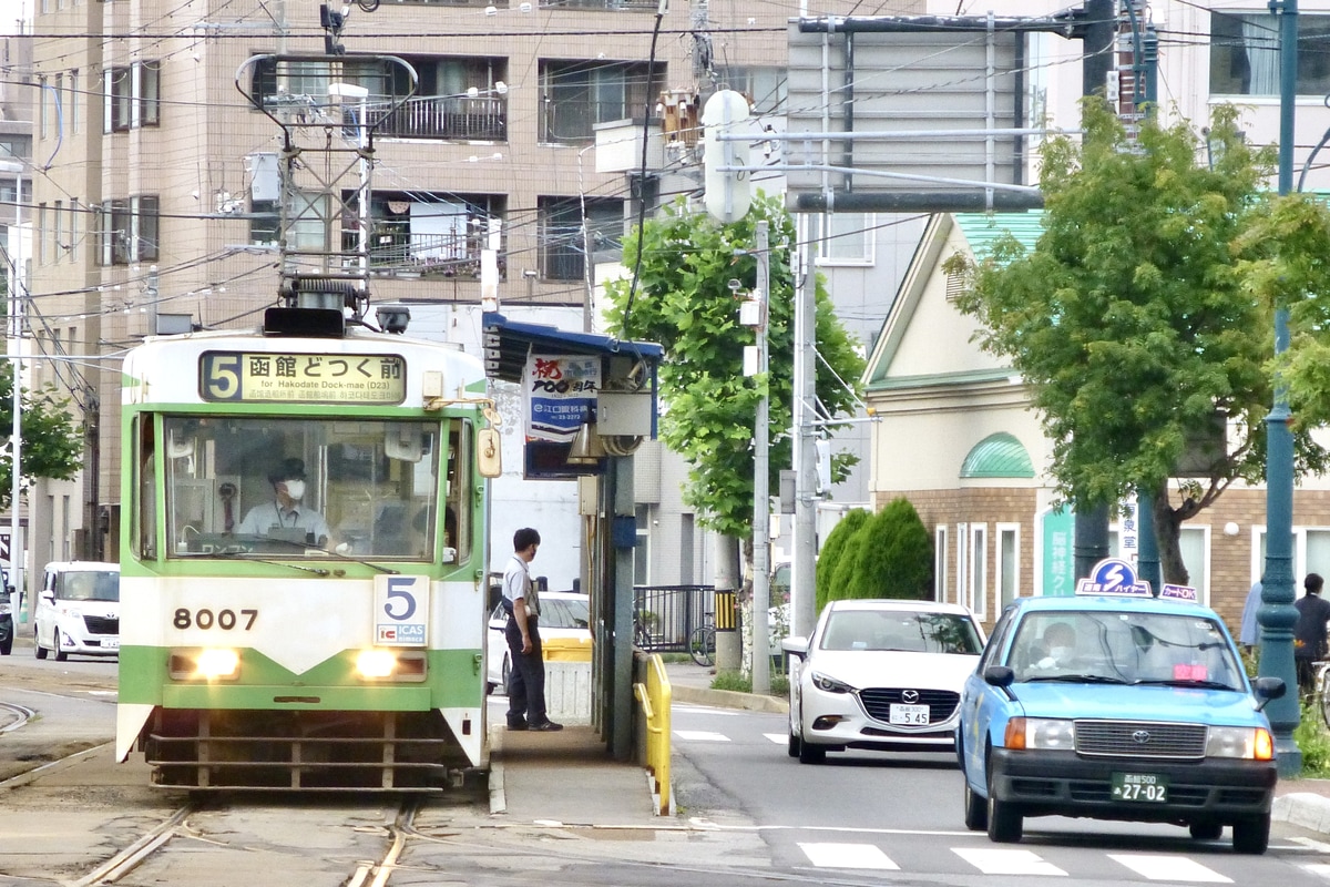 函館市企業局交通部  8000形 8007号車