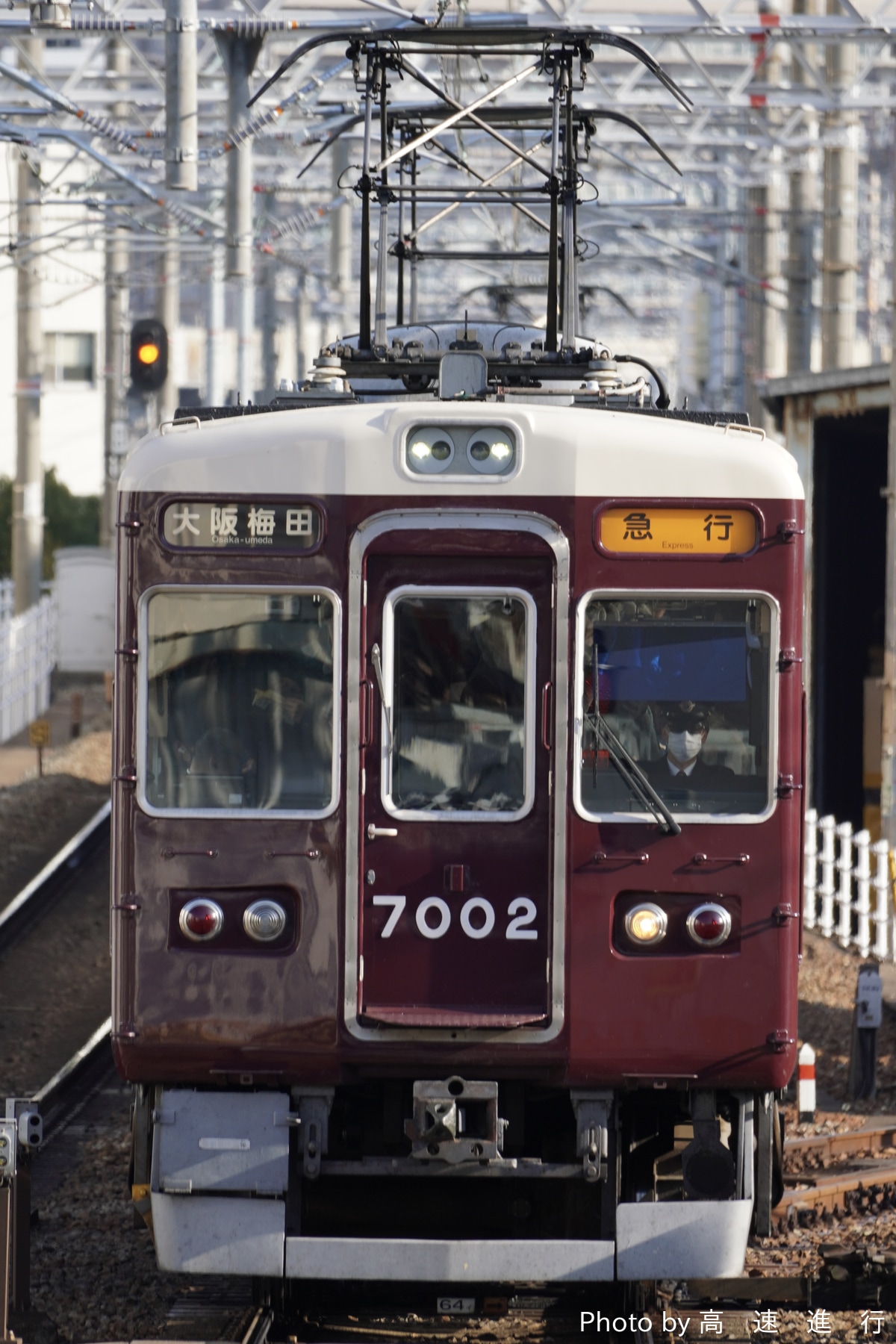 阪急電鉄 平井車庫 7000系 7002F