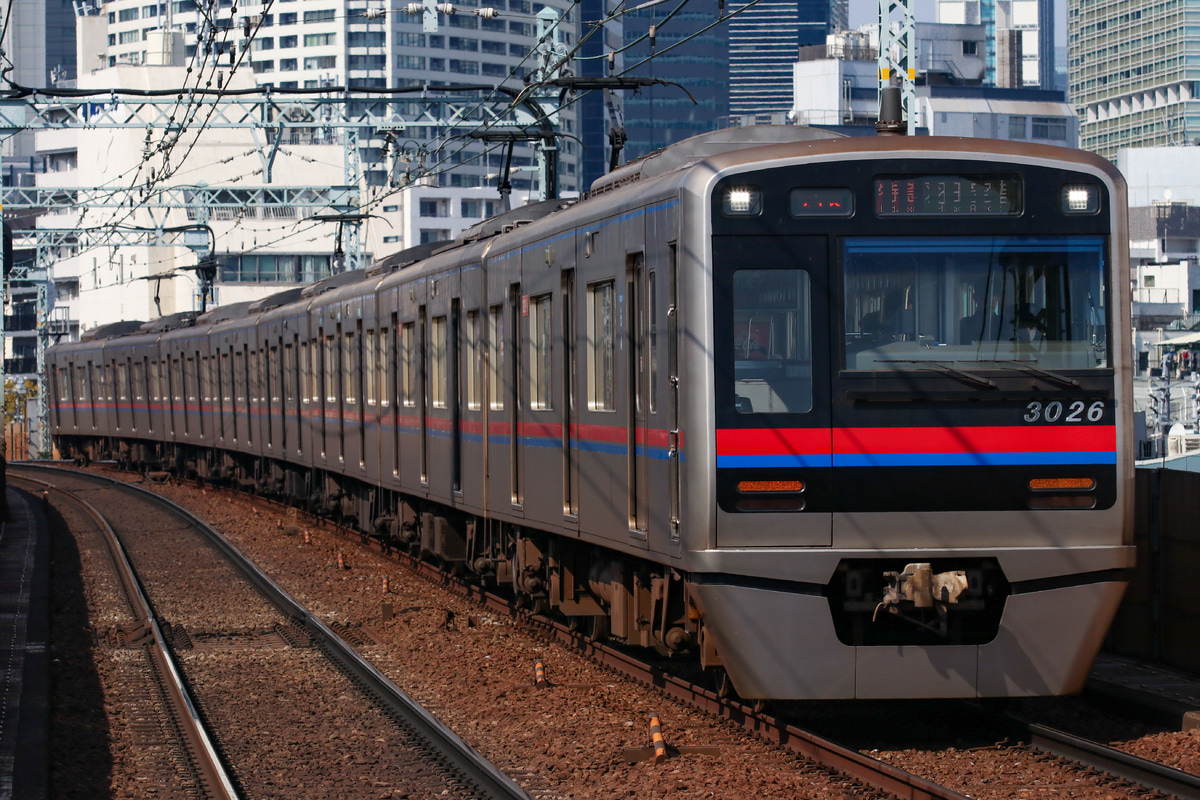 京成電鉄 宗吾車両基地 3000形 3026F