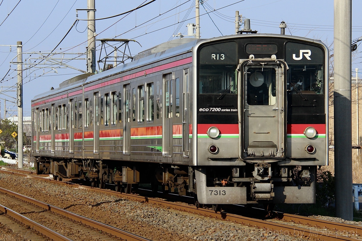 JR四国 高松運転所 7200系 R13