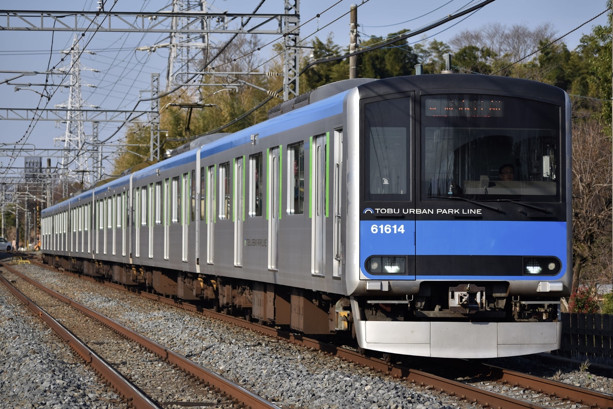 東武鉄道 南栗橋車両管区七光台支所 60000系 61614F