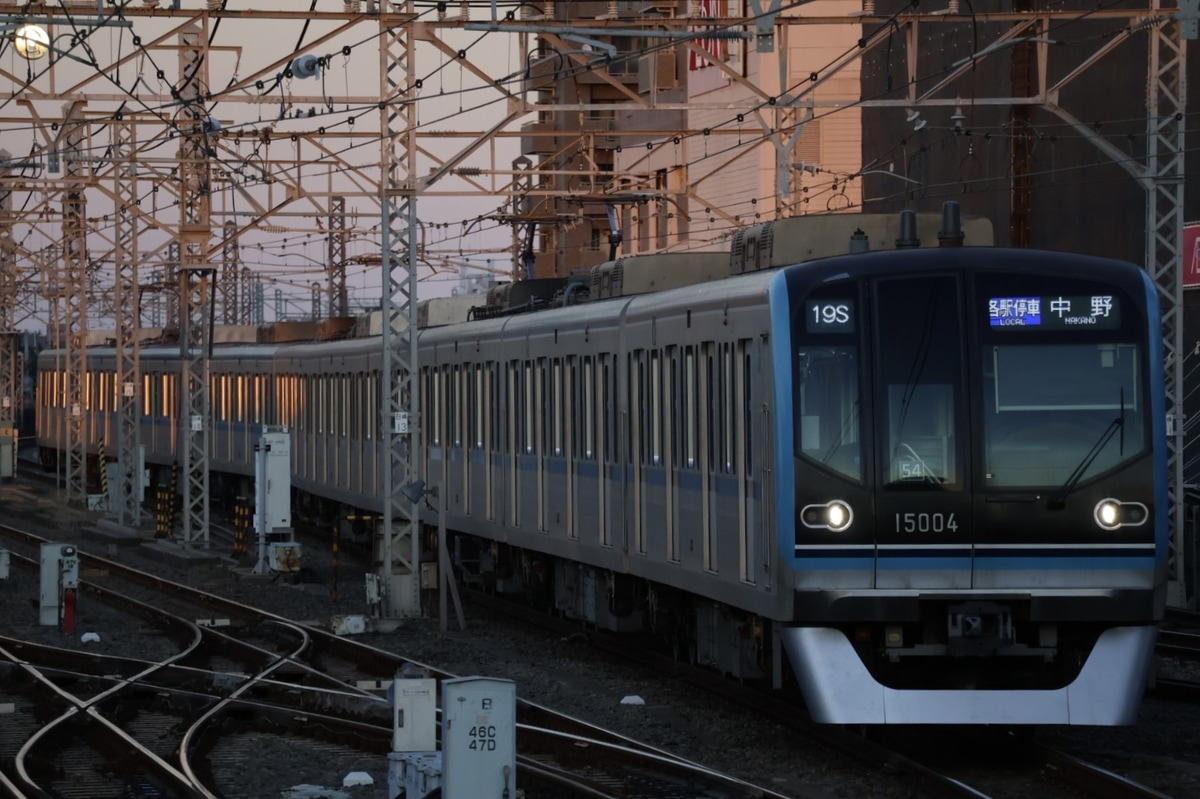 東京メトロ 深川検車区 15000系 15104F