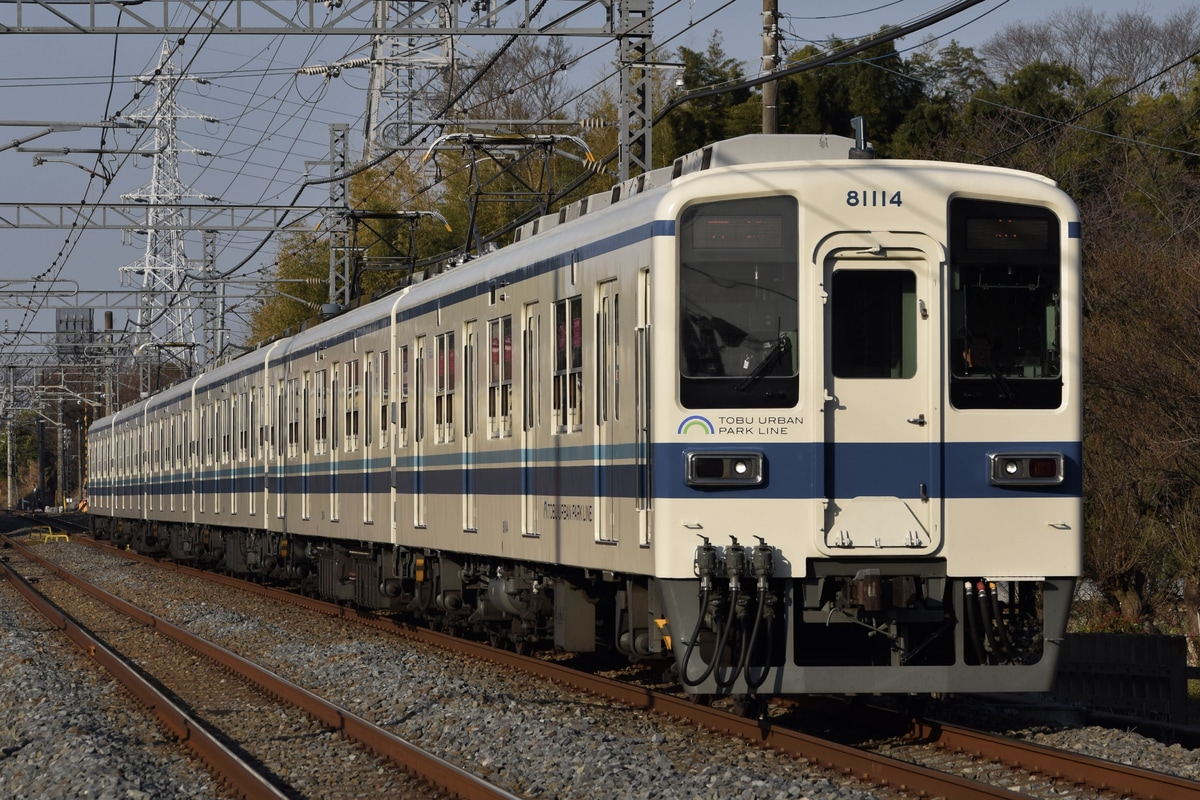 東武鉄道 南栗橋車両管区七光台支所 8000系 81114F