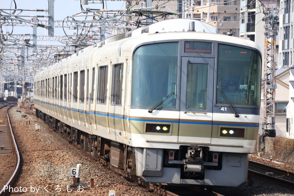 JR西日本 吹田総合車両所奈良支所 221系 NB801編成
