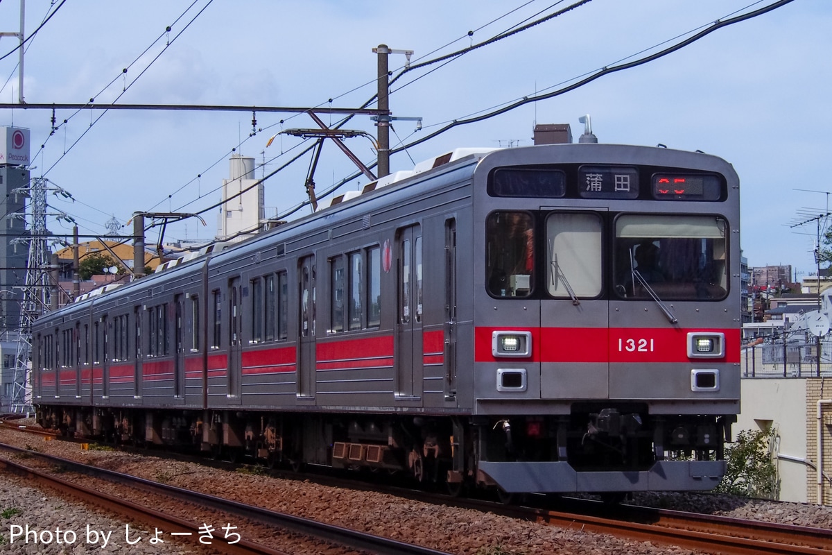 東急電鉄 雪が谷検車区 1000系 1021F