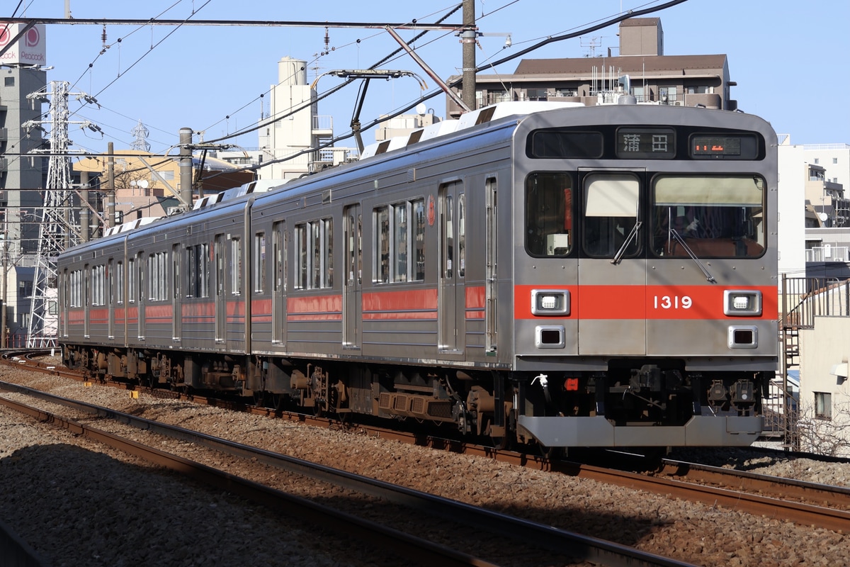 東急電鉄 雪が谷検車区 1000系 1019F