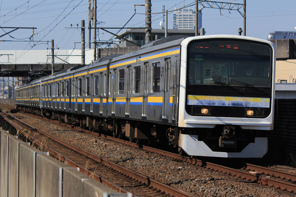 JR東日本 幕張車両センター 209系 C448