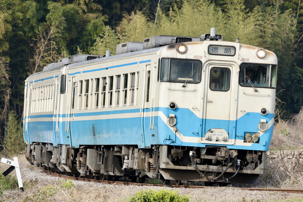 JR四国 徳島運転所 キハ47形 2108