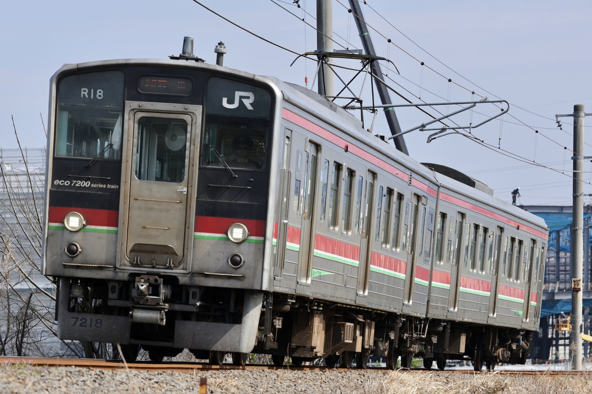JR四国 高松運転所 7200系 R18