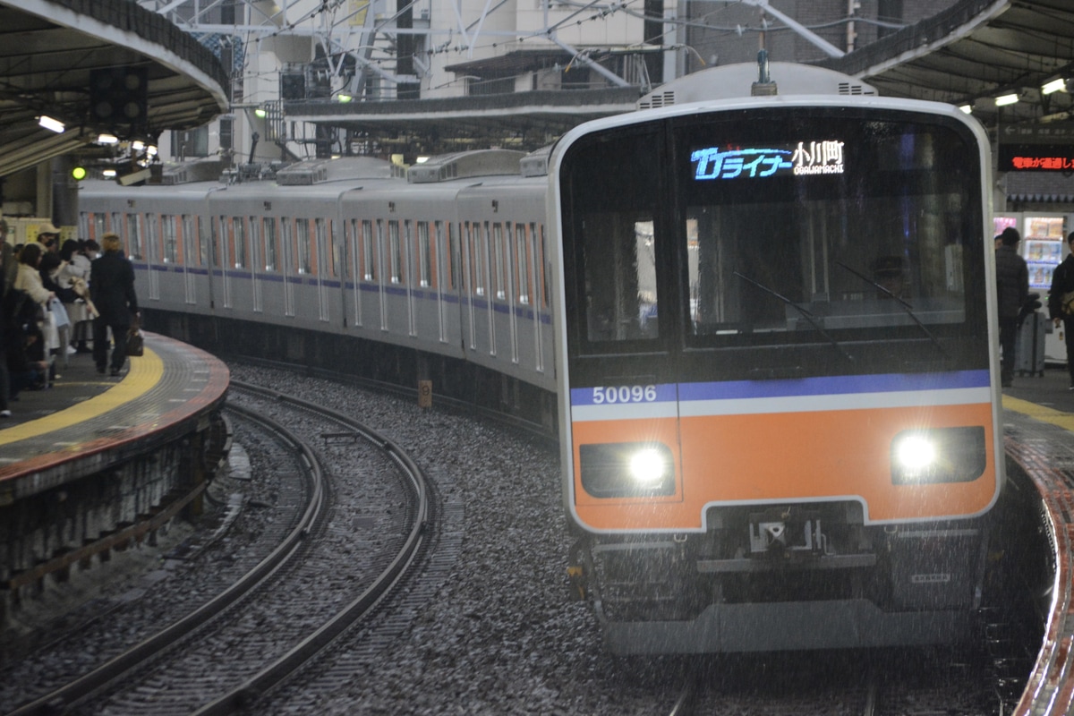 東武鉄道 森林公園検修区 50090型 51096F