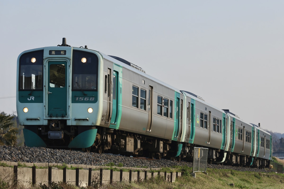 JR四国 徳島運転所 1500形 1568