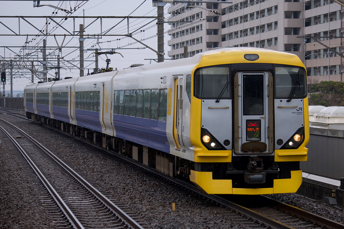 JR東日本 幕張車両センター E257系 マリNB-02編成