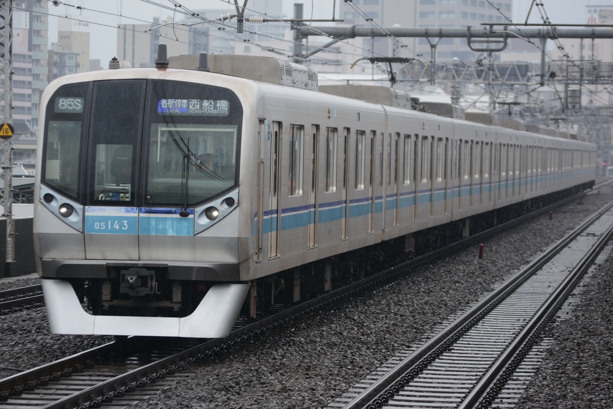 東京メトロ 深川検車区 05系 05-143F