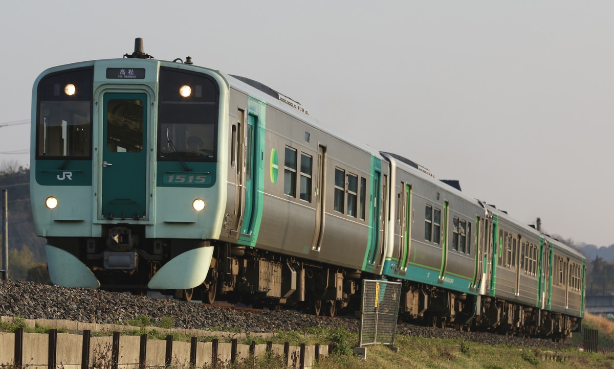 JR四国 徳島運転所 1500形 1515