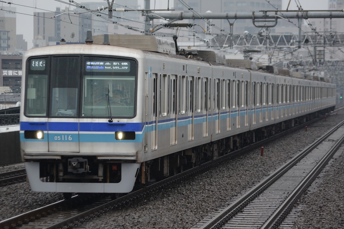 東京メトロ 深川検車区 05系 05-116F