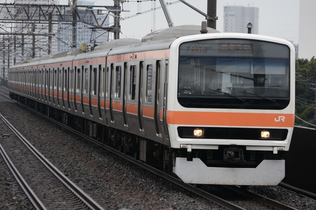 JR東日本 京葉車両センター 209系 M81編成