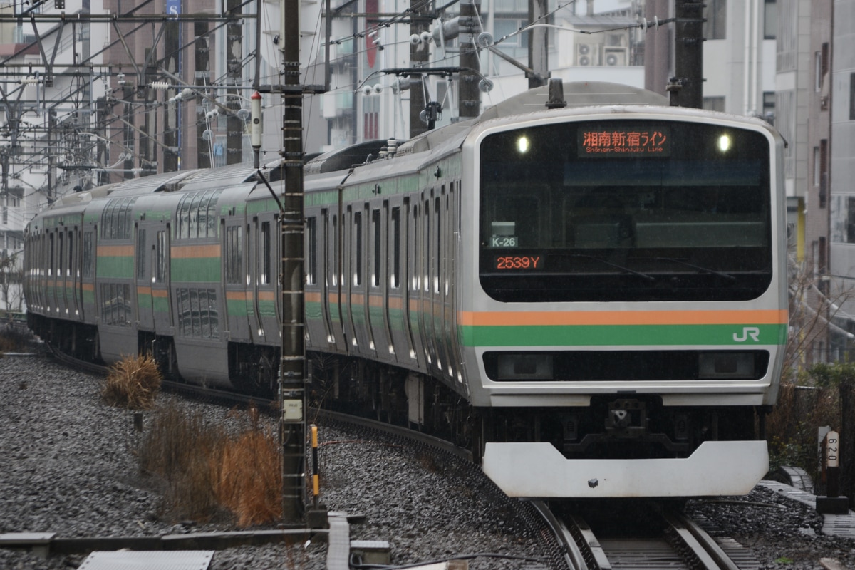 JR東日本 国府津車両センター E231系 コツK-26編成