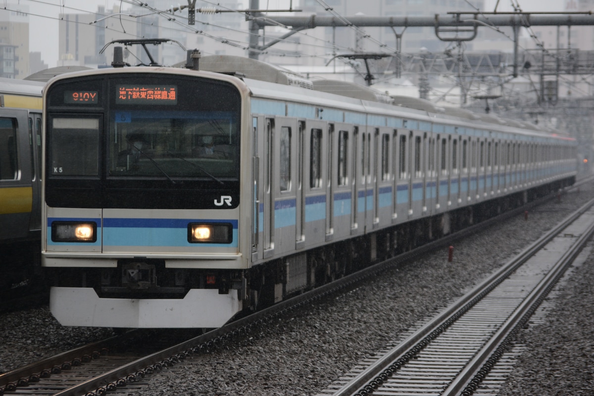 JR東日本 三鷹車両センター E231系 ミツK5編成
