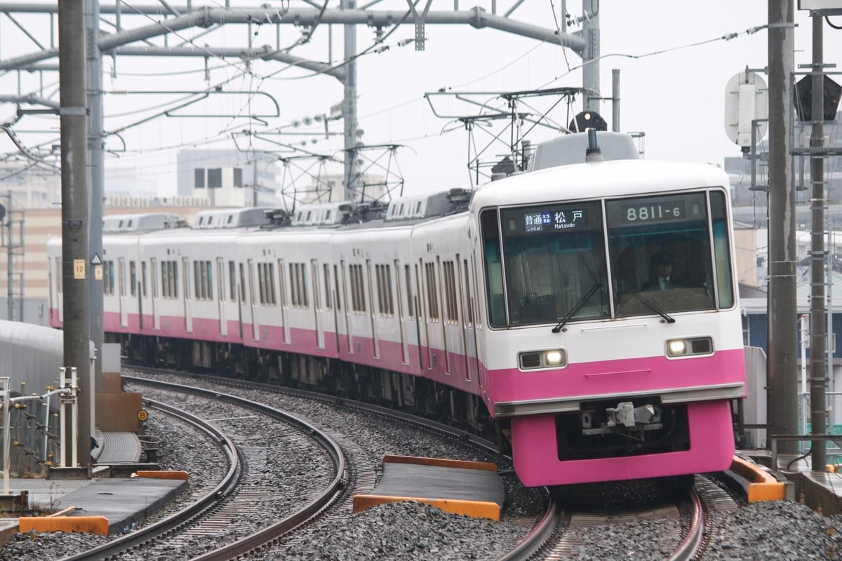 京成電鉄 くぬぎ山車両基地 8800形 8811F