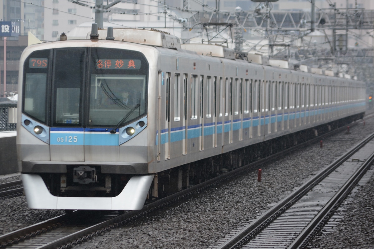 東京メトロ 深川検車区 05系 05-125F