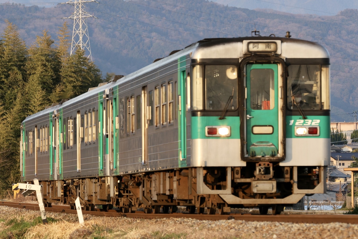 JR四国 徳島運転所 1200形 1232