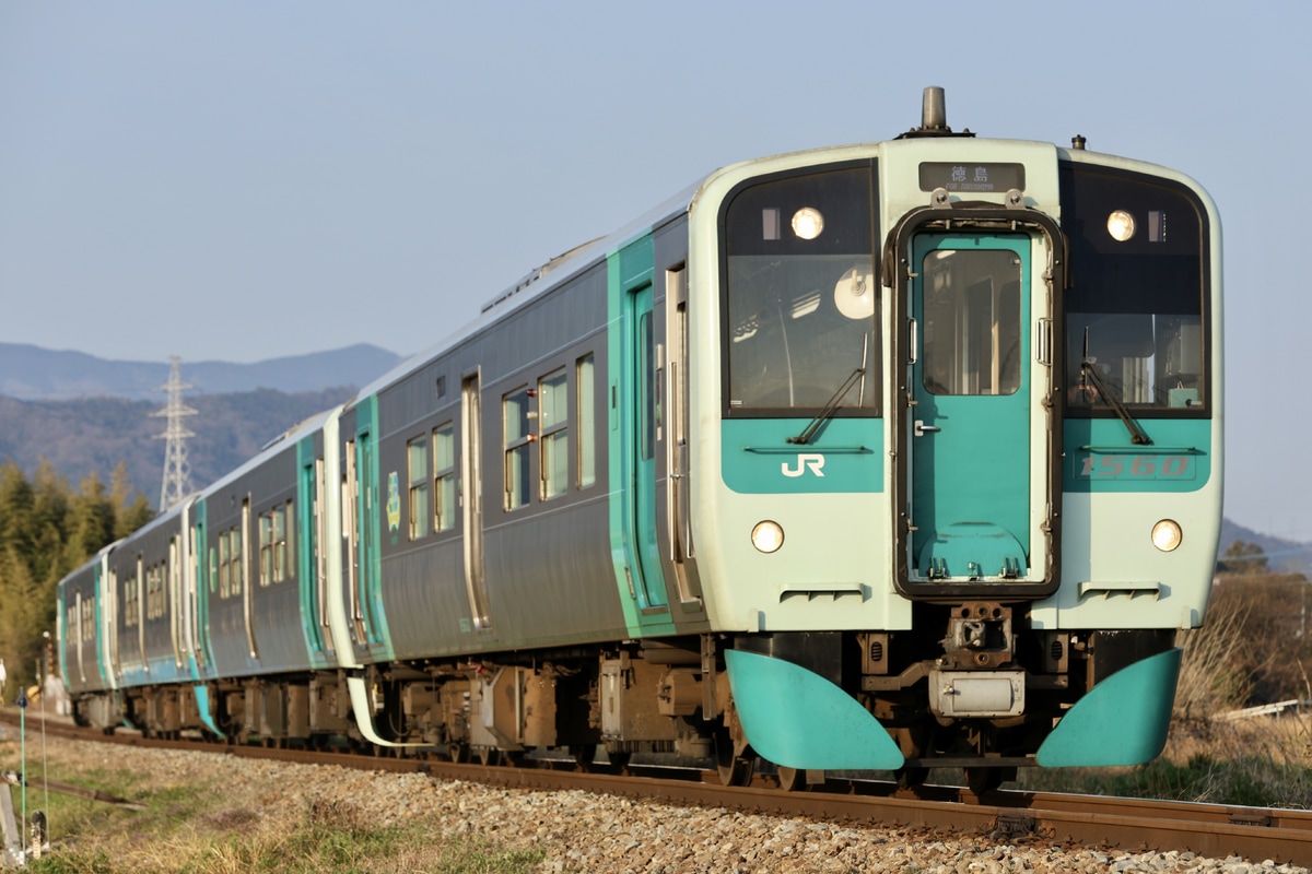 JR四国 徳島運転所 1500形 1560