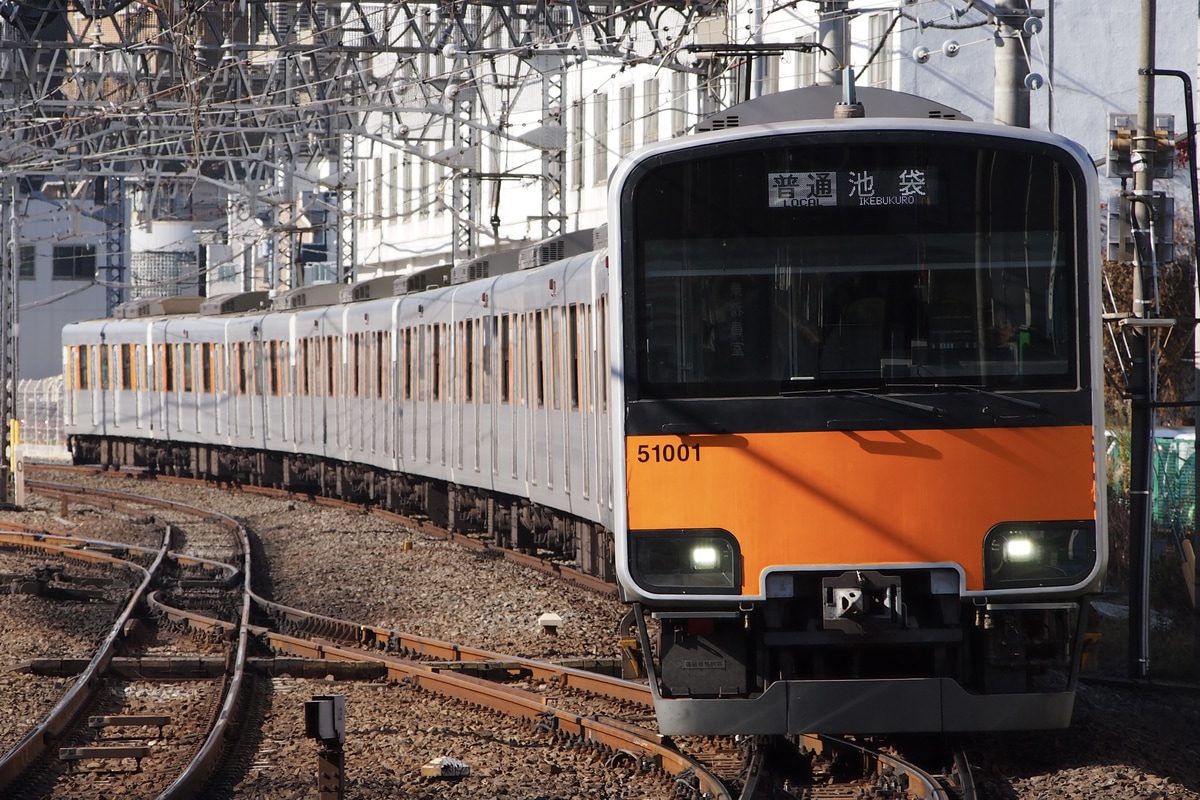 東武鉄道 森林公園検修区 50000系 51001F