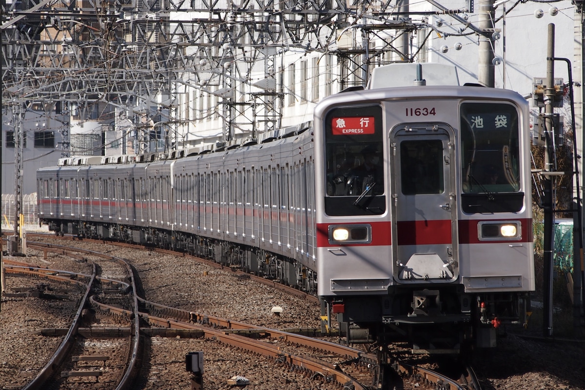 東武鉄道 森林公園検修区 10030系 11634F