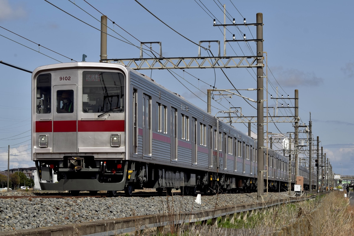 東武鉄道 森林公園検修区 9000系 9102F
