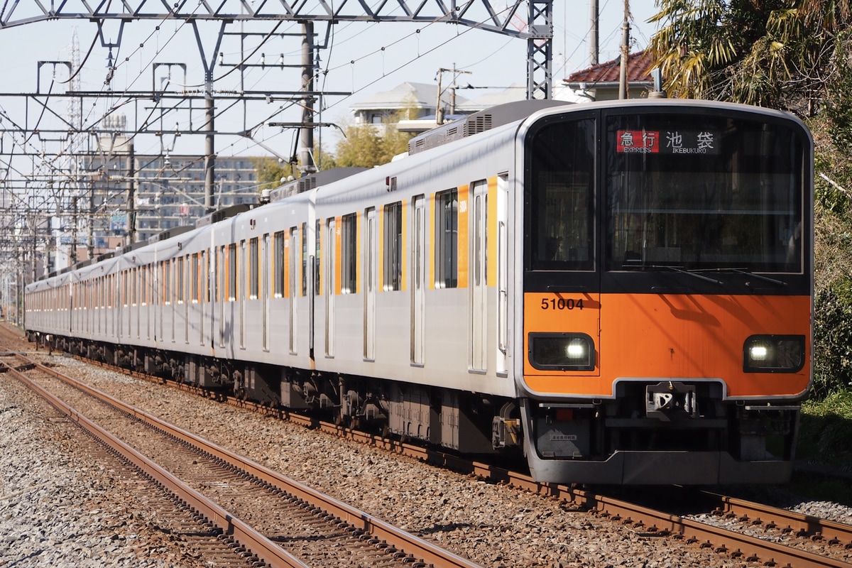東武鉄道 森林公園検修区 50000系 51004F