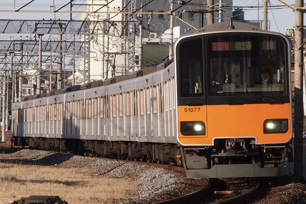 東武鉄道 森林公園検修区 50070系 51077F