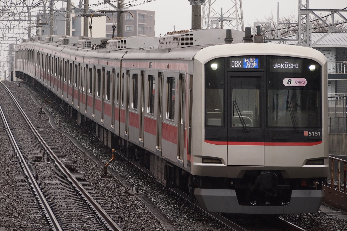 東急電鉄 元住吉検車区 5050系 5151F