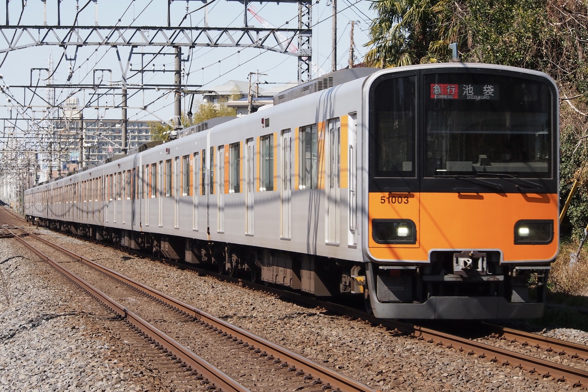 東武鉄道 森林公園検修区 50000系 51003F