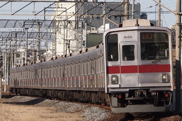東武鉄道9000系9106Fを北坂戸～高坂間で撮影した画像