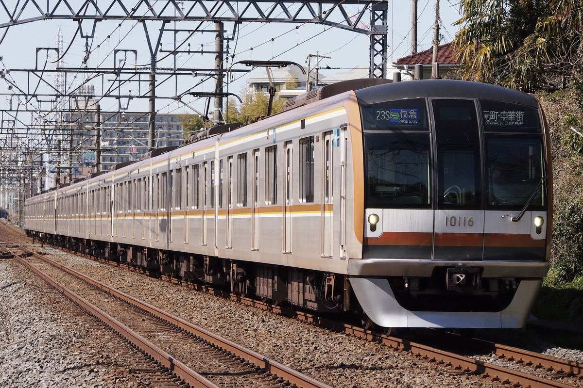 東京メトロ 和光検車区 10000系 10116F