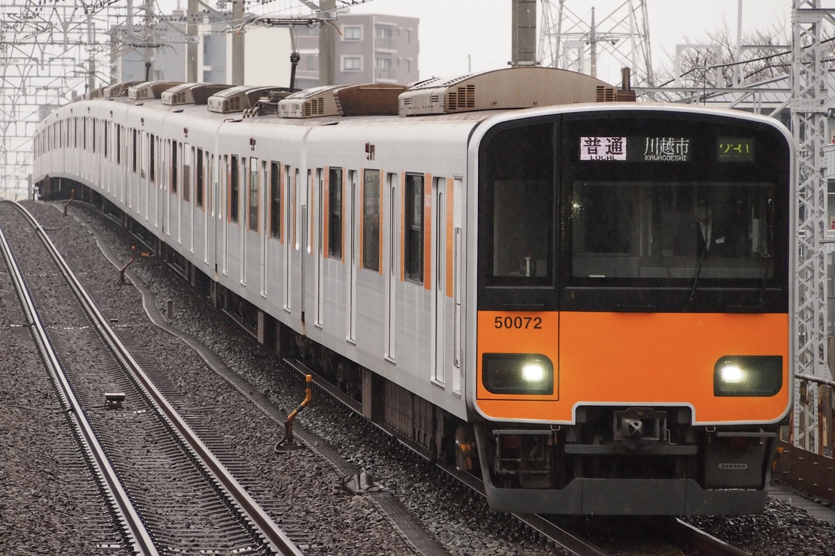 東武鉄道 森林公園検修区 50070系 51072F