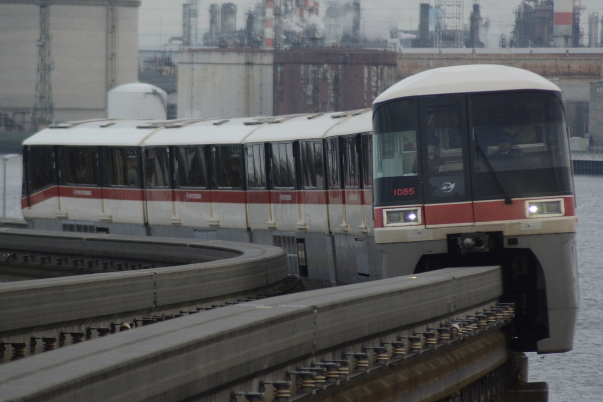東京モノレール 昭和島車両区 1000形 1085F