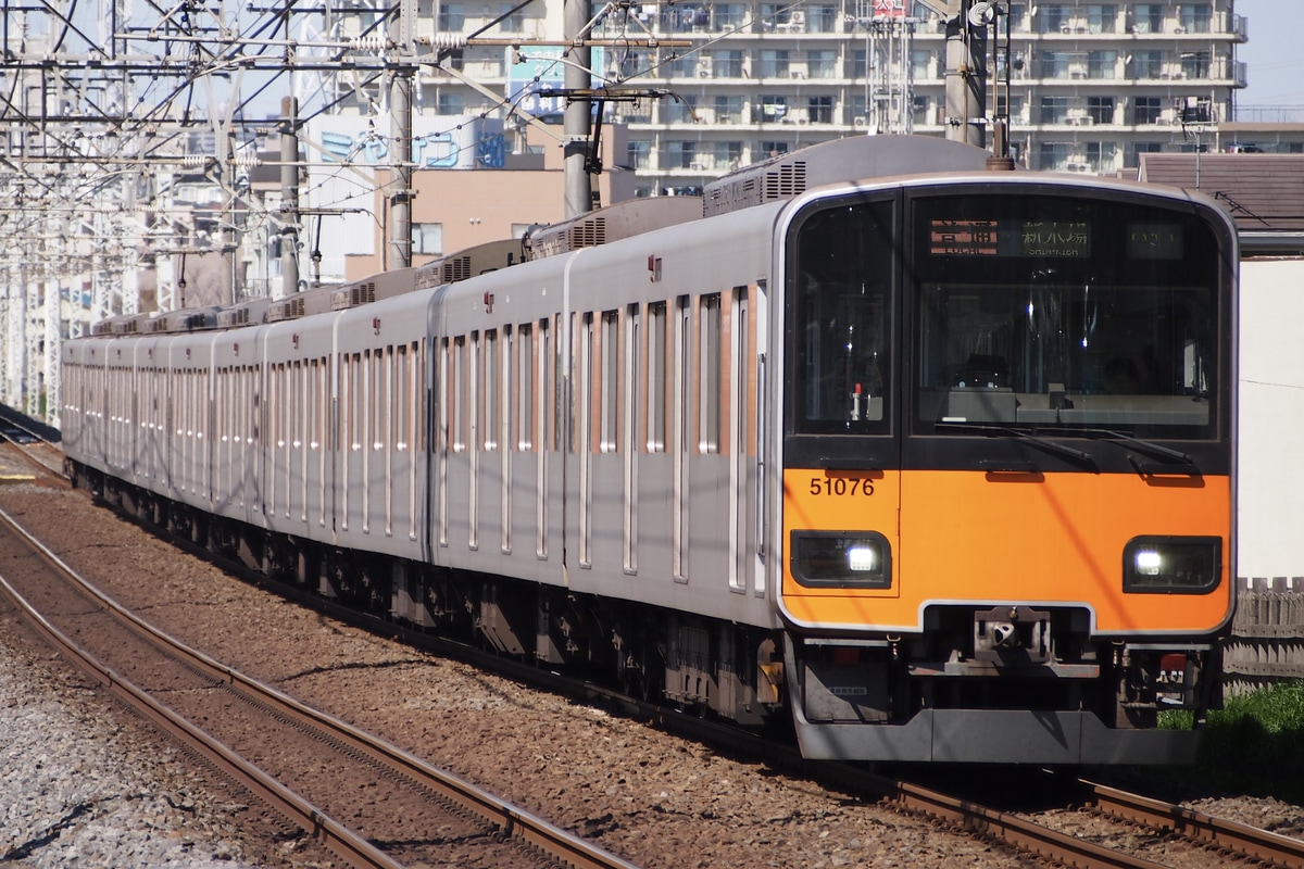東武鉄道 森林公園検修区 50070系 51076F