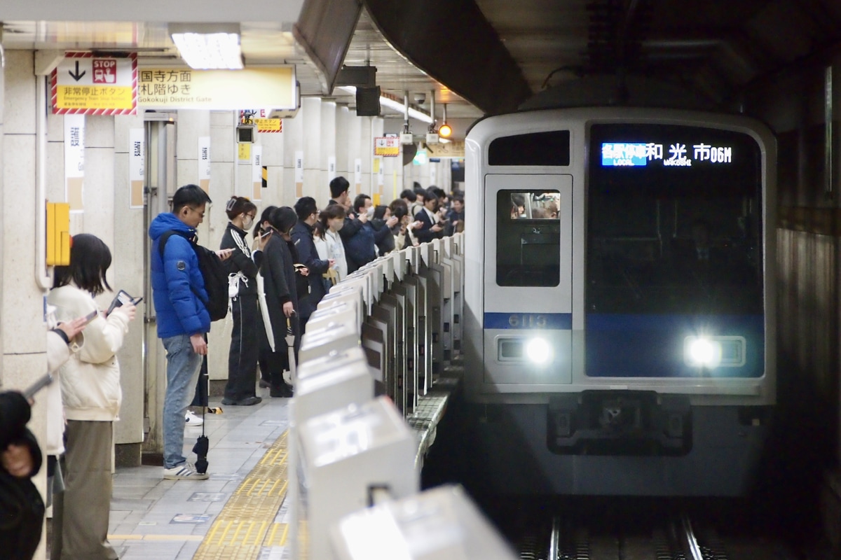 西武鉄道 池袋線車両所小手指車両基地 6000系 6113F