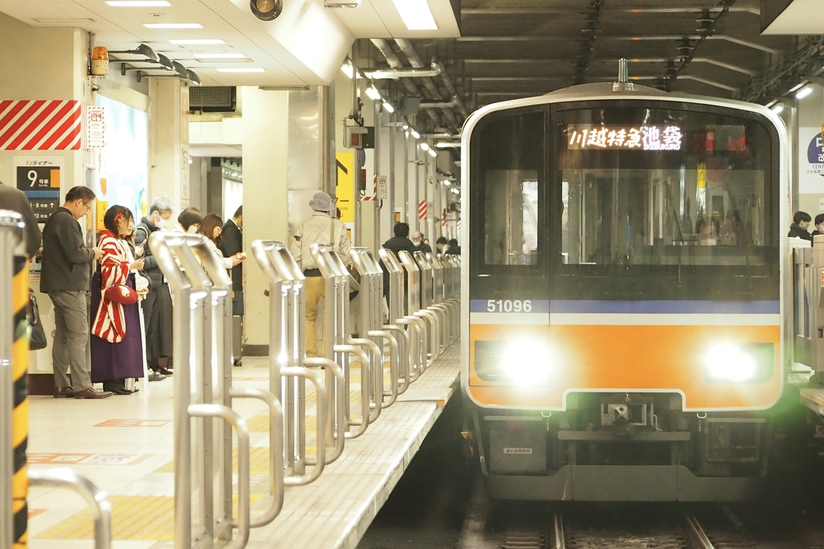 東武鉄道 森林公園検修区 50090系 51096F