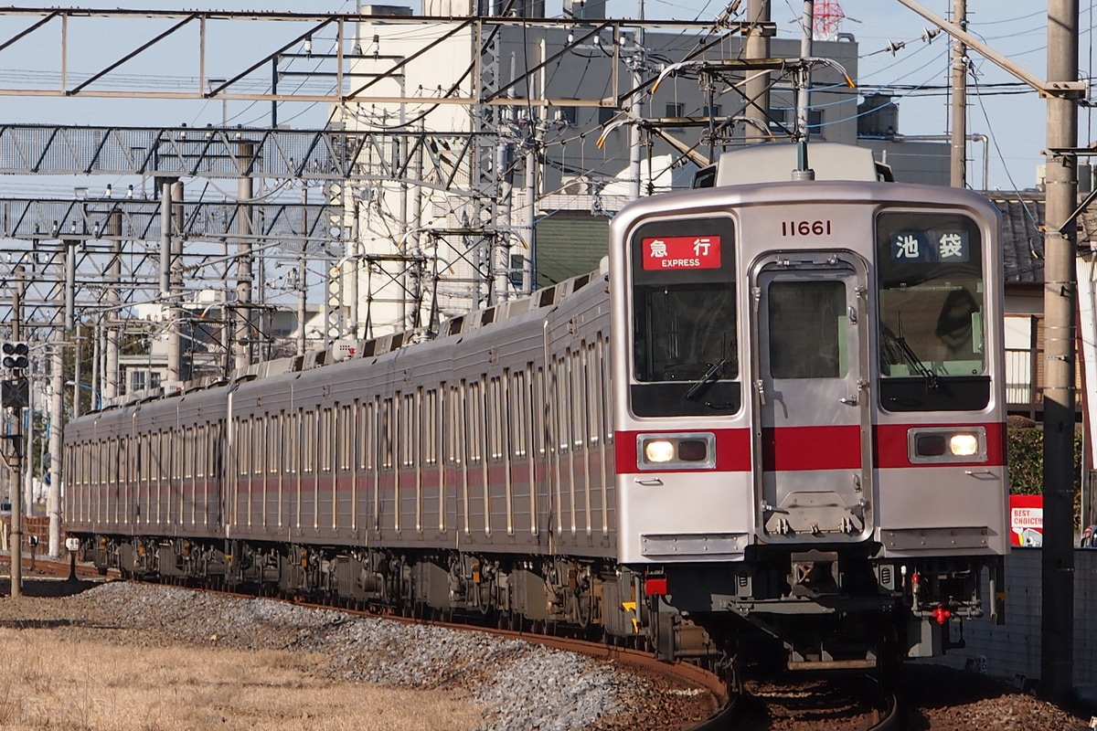東武鉄道 森林公園検修区 10030系 11661F