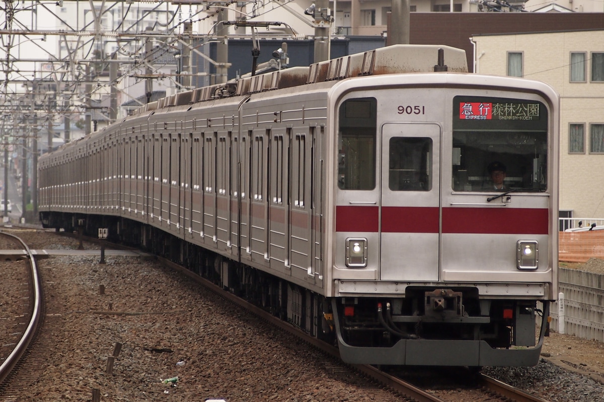東武鉄道 森林公園検修区 9000系 9151F